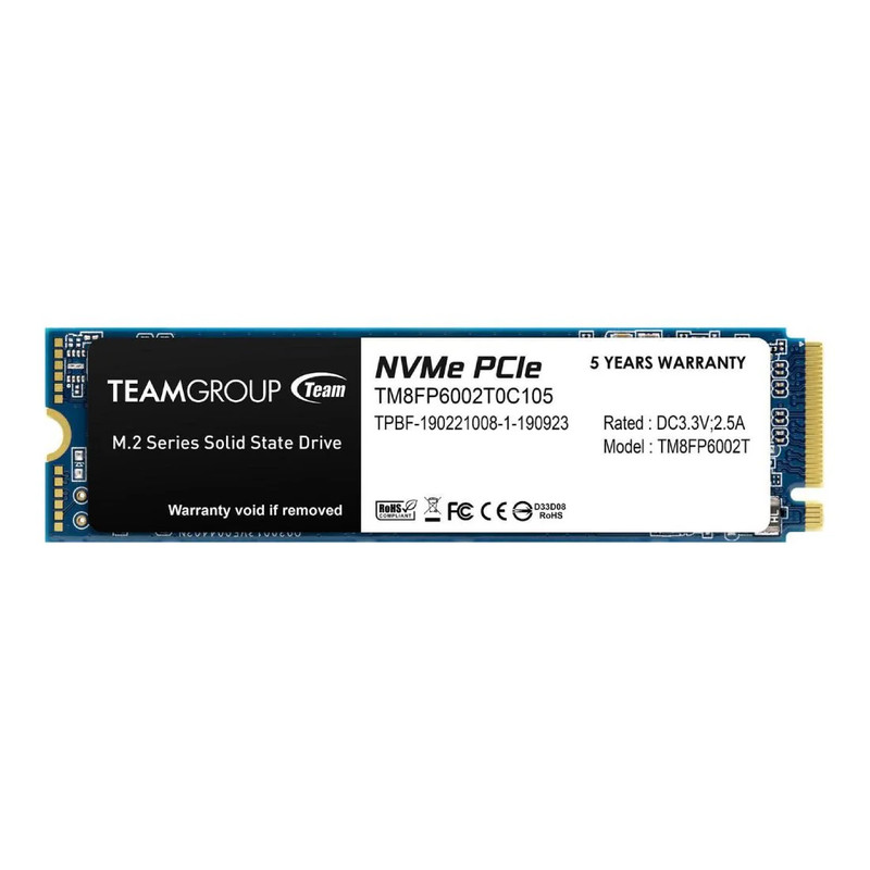 Team Group MP33 2TB NVMe Gen 4 M.2 Internal SSD - مساحة تخزين